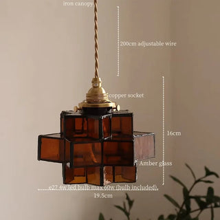 Celako™ Vitraeus Pendant Light | Glass Bedroom Lighting