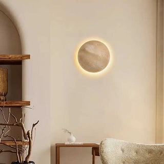 Celako™ Travena Wall Light | Travertine Bedside Lighting