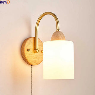 Celako™ Veluna Wall Light | Glass Bedroom Lighting