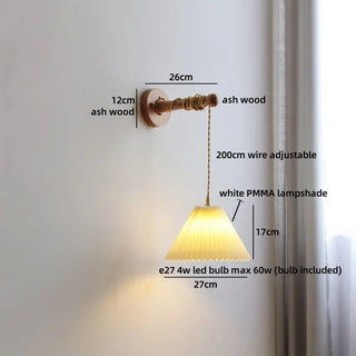 Celako™ Aurelia Wall Light | Copper Bedside Lighting