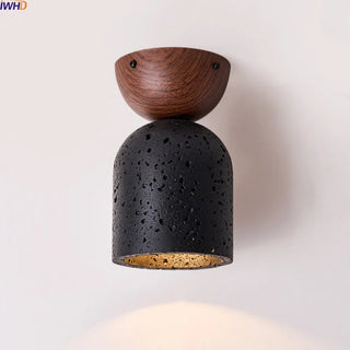 Celako™ Sabiere Ceiling Light | Black Travertine Living Room Lighting