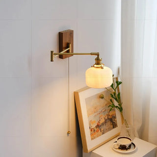 Celako™ Cascara Wall Light | Ceramic Bedroom Lighting