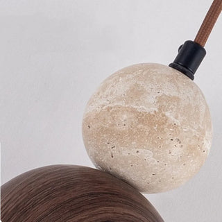 Celako™ Livoro Pendant Light | Yellow Travertine Bedroom Lighting