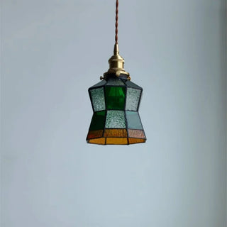 Celako™ Viridien Pendant Light | Tiffany Vintage Green Glass Bedroom Lighting