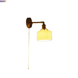 Celako™ Shiora Wall Light | White Ceramic Japan Style