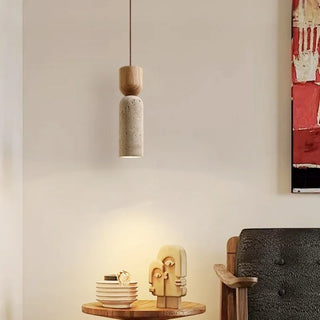 Celako™ Sekitei Pendant Light | Yellow Travertine Wabi Sabi Modern
