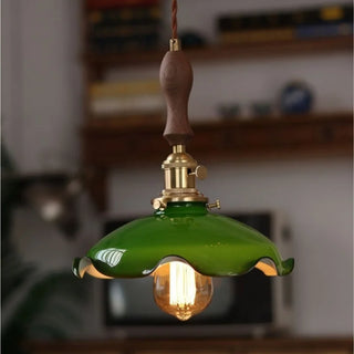 Celako™ Viridore Pendant Light | Green Glass Kitchen Island Lighting