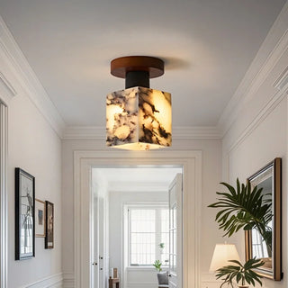 Celako™ Lithon Ceiling Light | Marble Living Room Lighting