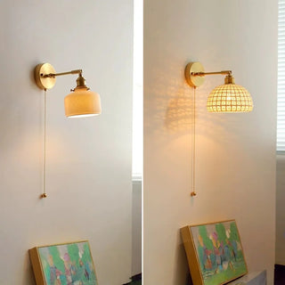 Celako™ Porcelia Wall Light | White Ceramic Living Room Lighting