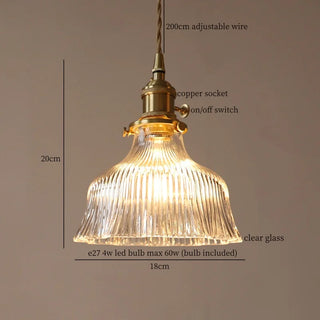 Celako™ Amarath Pendant Light | Purple Glass Kitchen Island Lighting