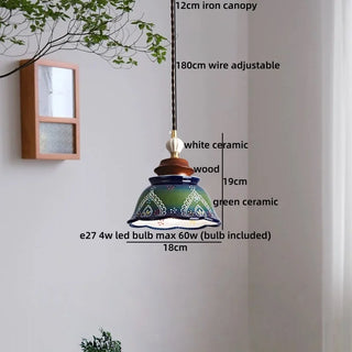 Celako™ Argilla Pendant Light | Ceramic Vintage Kitchen Island Lighting