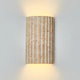 Celako™ Avorio Wall Light | Travertine Bedroom Lighting