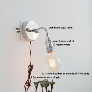 Celako™ Ivara Wall Light | Iron Bedroom Lighting