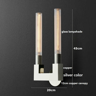 Celako™ Gemina Wall Light | Copper Bedside Lighting