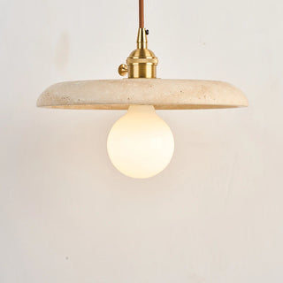 Celako™ Fulgens Pendant Light | Yellow Travertine Bedroom Lighting