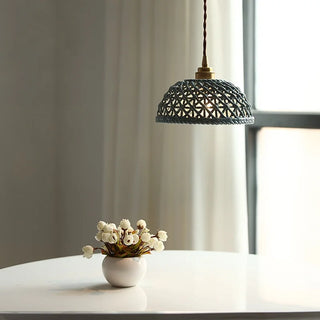 Celako™ Hakuro Pendant Light | Ceramic Dining Room Lighting