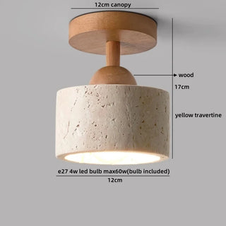 Celako™ Marvela Ceiling Light | Travertine Living Room Lighting