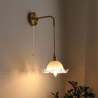 Celako™ Verique Wall Light | Glass Bedroom Lighting