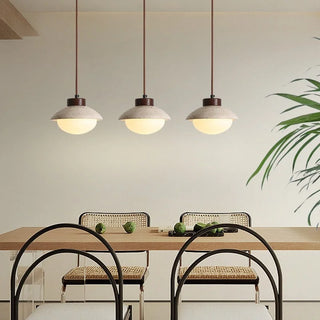 Celako™ Caverna Pendant Light | Yellow Travertine Kitchen Island Lighting