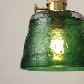 Celako™ Cuvoria Pendant Light | Copper Glass Bedroom Lighting