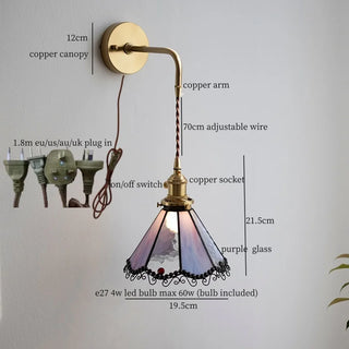 Celako™ Aurilia Wall Light | Glass Vintage Living Room Lighting