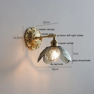 Celako™ Vesani Wall Light | Copper Bedroom Lighting