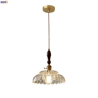 Celako™ Aurevitro Pendant Light | Clear Glass Copper Kitchen Island Lighting