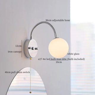 Celako™ Opalux Wall Light | Glass Bedroom Lighting