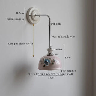 Celako™ Kaolora Wall Light | Ceramic Living Room Lighting