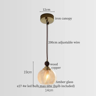 Celako™ Vitrify Pendant Light | Glass Bedroom Lighting