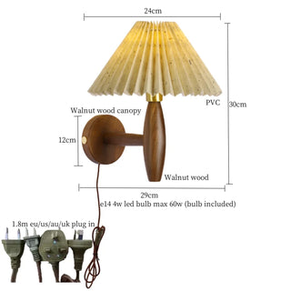 Celako™ Ivoura Wall Light | PVC Wood Living Room Lighting