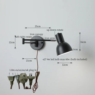 Celako™ Nerova Wall Light | Iron Modern Style Living Room Lighting