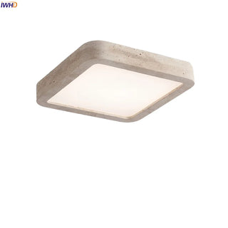 Celako™ Quadrite Ceiling Light | Yellow Travertine Bedroom Lighting