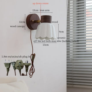 Celako™ Kawara Wall Light | Ceramic Japan Wabi Sabi