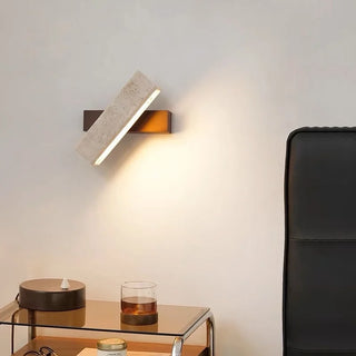 Celako™ Fiorato Wall Light | Yellow Travertine Nordic Minimalism