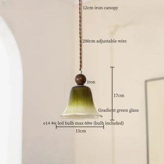 Celako™ Viridum Pendant Light | Green Glass Stone Living Room Lighting