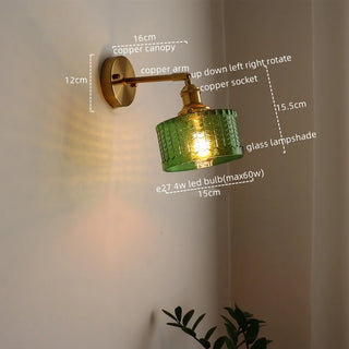 Celako™ Cuvrio Wall Light | Vintage Copper Bedroom Lighting