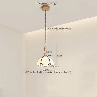 Celako™ Belfiore Pendant Light | Glass Bedroom Lighting