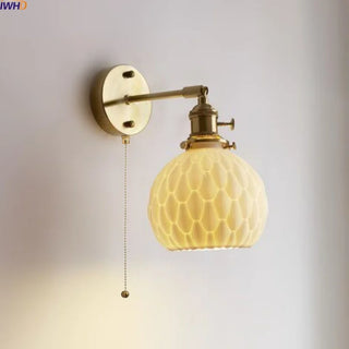 Celako™ Terralu Wall Light | Ceramic Bedroom Lighting