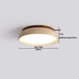 Celako™ Lithra Ceiling Light | Marble Living Room Lighting