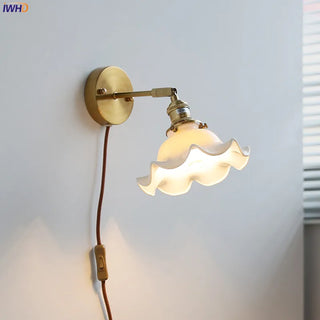 Celako™ Albella Wall Light | Ceramic Bedside Lighting