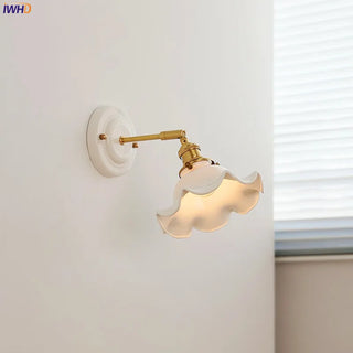 Celako™ Arcilo Wall Light | Ceramic Copper Bedroom Lighting