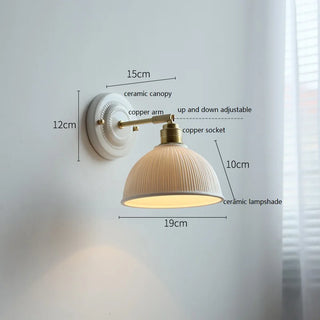 Celako™ Cerami Wall Light | Ceramic Bedroom Lighting