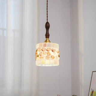 Celako™ Nacreum Pendant Light | Resin And Shell Kitchen Island Lighting