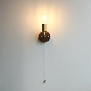 Celako™ Ardelle Wall Light | Walnut Wood Entryway Lighting
