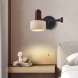 Celako™ Soltrava Wall Light | Yellow Travertine Living Room Lighting