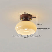 Milky Yellow Glass