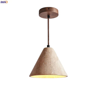 Celako™ Saverti Pendant Light | Yellow Travertine Kitchen Island Lighting