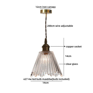 Celako™ Iustre Pendant Light | Glass Dining Room Lighting