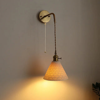 Celako™ Keramosa Wall Light | Ceramic Vintage Bedroom Lighting